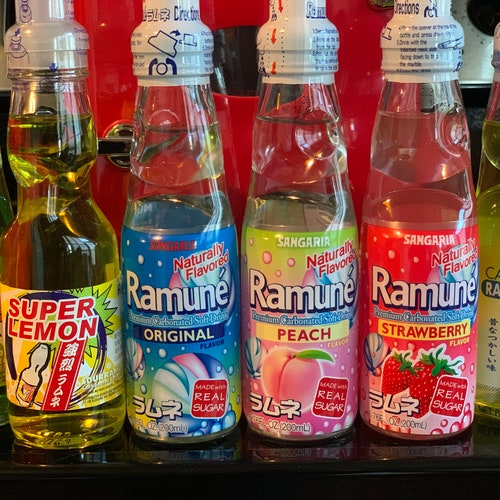 Ramune Premium Carbonated Soft Drinks. 6 Pack Etsy