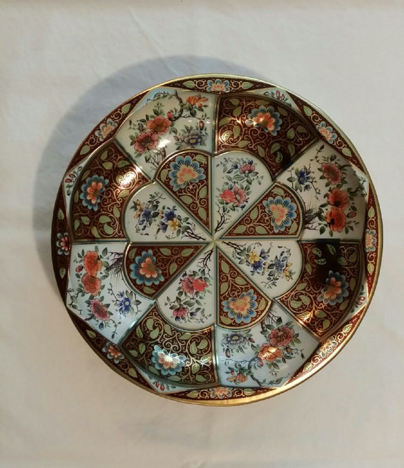 Vintage 1971 Daher Decorated Ware Round Tin Scalloped Fluted Etsy