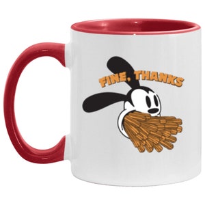 Lucky Rabbit Is Fine, Thanks! - 11 oz. Accent Mug