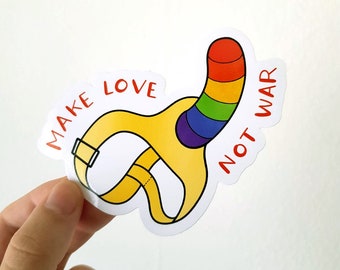 Make love, not war! - vinyl stickers