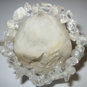 Satyaloka Azeztulite Natural Crystal Consciousness Bracelet
