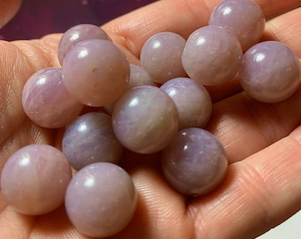 Mauve BLUE ROSE QUARTZ (1) Piece 15mm Rare Gorgeous New Find Crystal Bead Brq