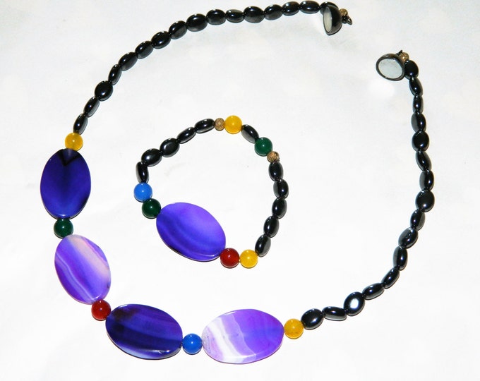Purple Stripe Agate