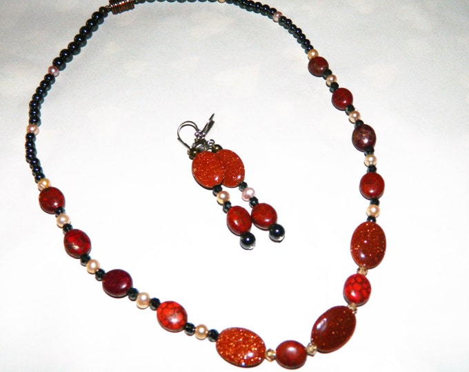 Pyrite Turquoise & Sandstone