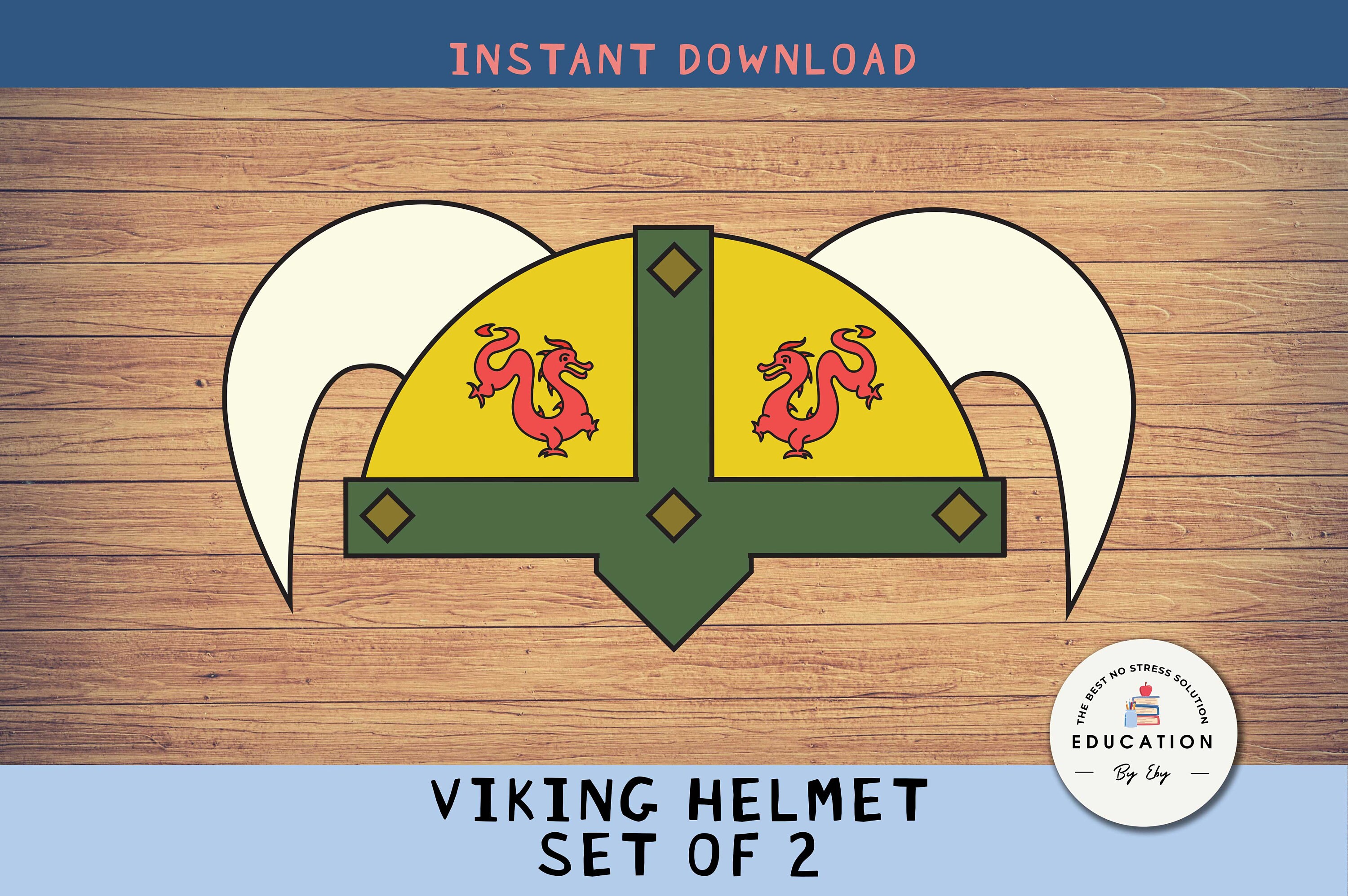Printable Viking Helmets for Adult and Child - Etsy UK