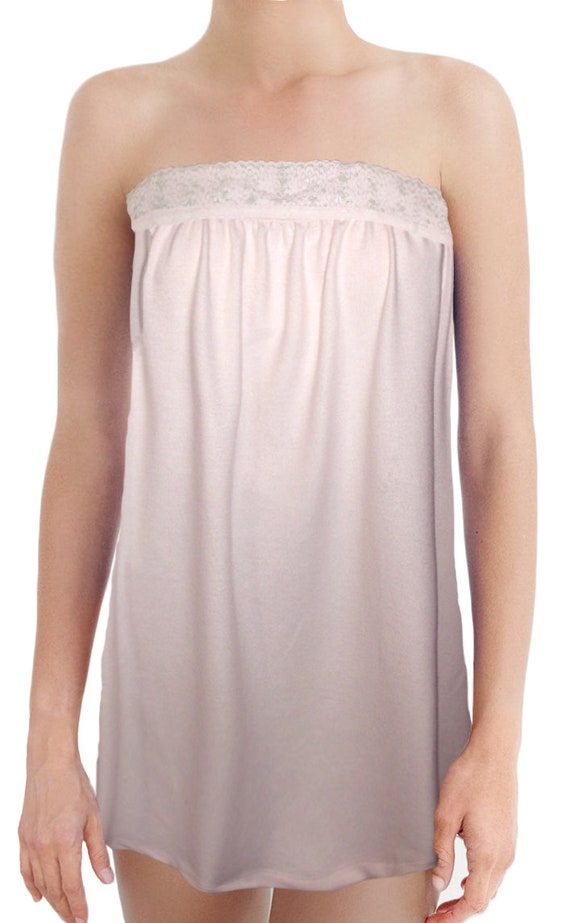 USA Made Strapless Lace Trimmed Spa Robe Cover-up Super Soft | Etsy