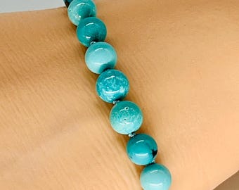 Mexican Turquoise Slider Bracelet