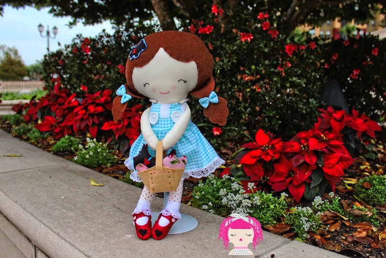 Wizard of Oz Dorothy Doll with Toto image 1