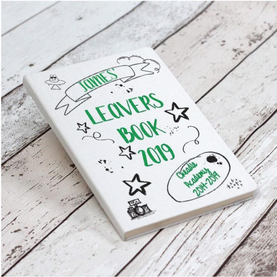 Personalised School Leavers Book Etsy