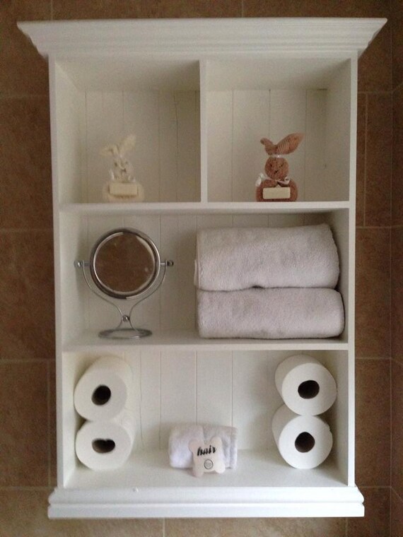 Handmade Shabby Chic Shelving Wall Unit Etsy