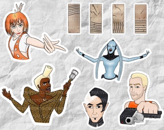 The Fifth Element Stickers & Magnets | Movie Stickers | 90s Stickers | Laptop, Notebook, Planner, Water Bottle Stickers