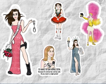 Miss Congeniality Stickers & Magnets | Movie Stickers | Rom Com Stickers | Laptop, Planner, Water Bottle Sticker