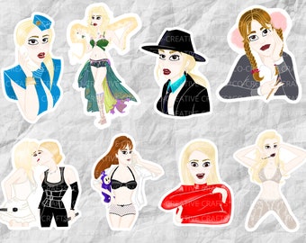 Britney Spears Stickers, Prints & Magnets | 90s Pop | Laptop, Planner, Water Bottle Sticker