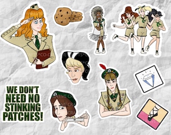 Troop Beverly Hills Stickers & Magnets | Movie Stickers | 80s Stickers | Laptop, Notebook, Planner, Water Bottle Stickers