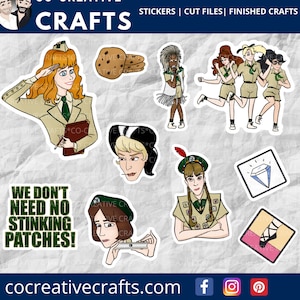 Troop Beverly Hills Stickers & Magnets | Movie Stickers | 80s Stickers | Laptop, Notebook, Planner, Water Bottle Stickers