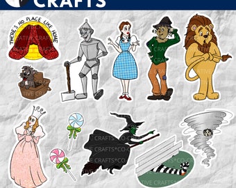 Wizard of Oz Stickers & Magnets | Movie Stickers | Classic Movie Stickers | Laptop, Notebook, Planner, Water Bottle Stickers