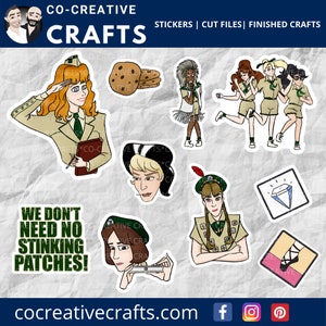 Troop Beverly Hills Stickers & Magnets | Movie Stickers | 80s Stickers | Laptop, Notebook, Planner, Water Bottle Stickers