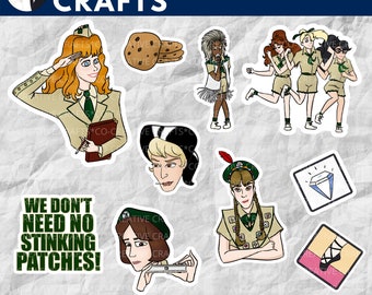 Troop Beverly Hills Stickers & Magnets | Movie Stickers | 80s Stickers | Laptop, Notebook, Planner, Water Bottle Stickers