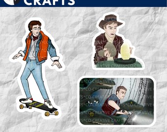 Hollywood Action Heroes Stickers & Magnets | Movie Stickers | Laptop, Planner, Water Bottle Sticker, Wall Art