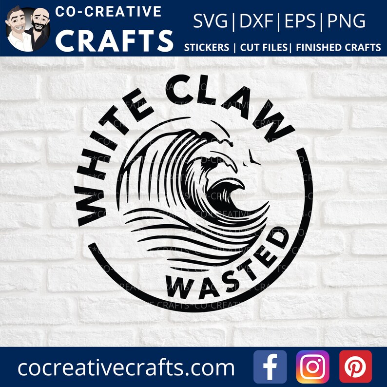 Download White Claw SVG PNG Bundle White Claw Fonts White Claw | Etsy