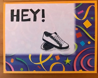 Boy’s Birthday Card, Birthday Card, Sneakers Birthday Card