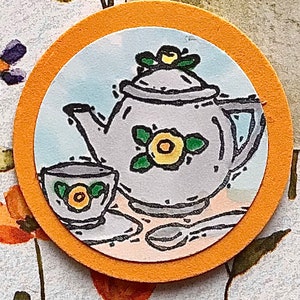 Mothers Day Cards, Floral Mothers Day Cards, Teapot Mothers Day Cards, Mothers Day Cards for Anyone image 5