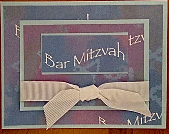 CLEARANCE!!  Bar Mitzvah Card