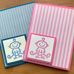 Tarjetas para bebés, tarjetas para niñas, tarjetas para niños, tarjetas rosas para bebés, tarjetas azules para bebés, tarjetas para recién nacidos