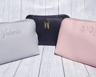 personalised initial makeup bolsa