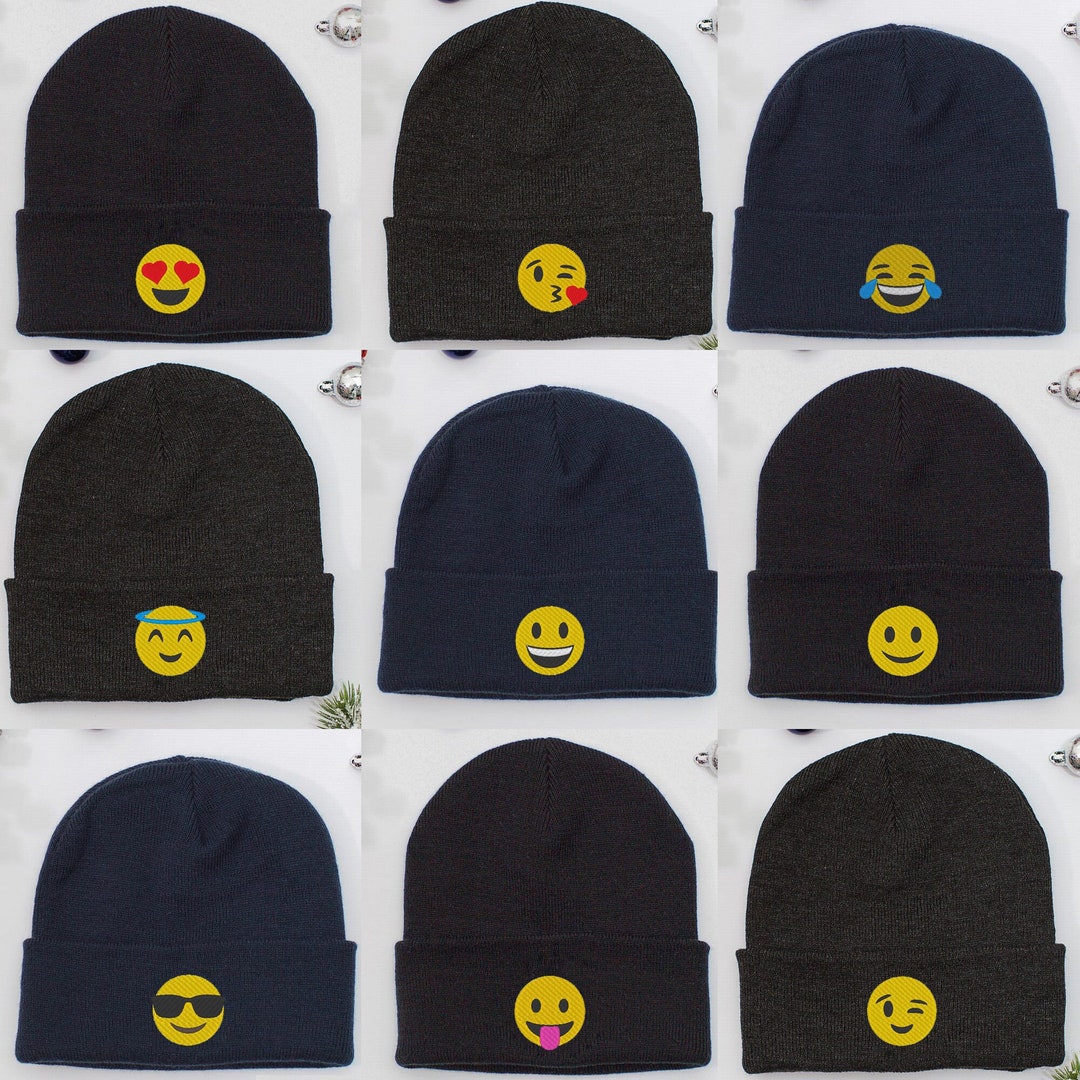 fuckthisindustry emoji hat beanie ビーニー Fuckthisindustry Emoji Beanie