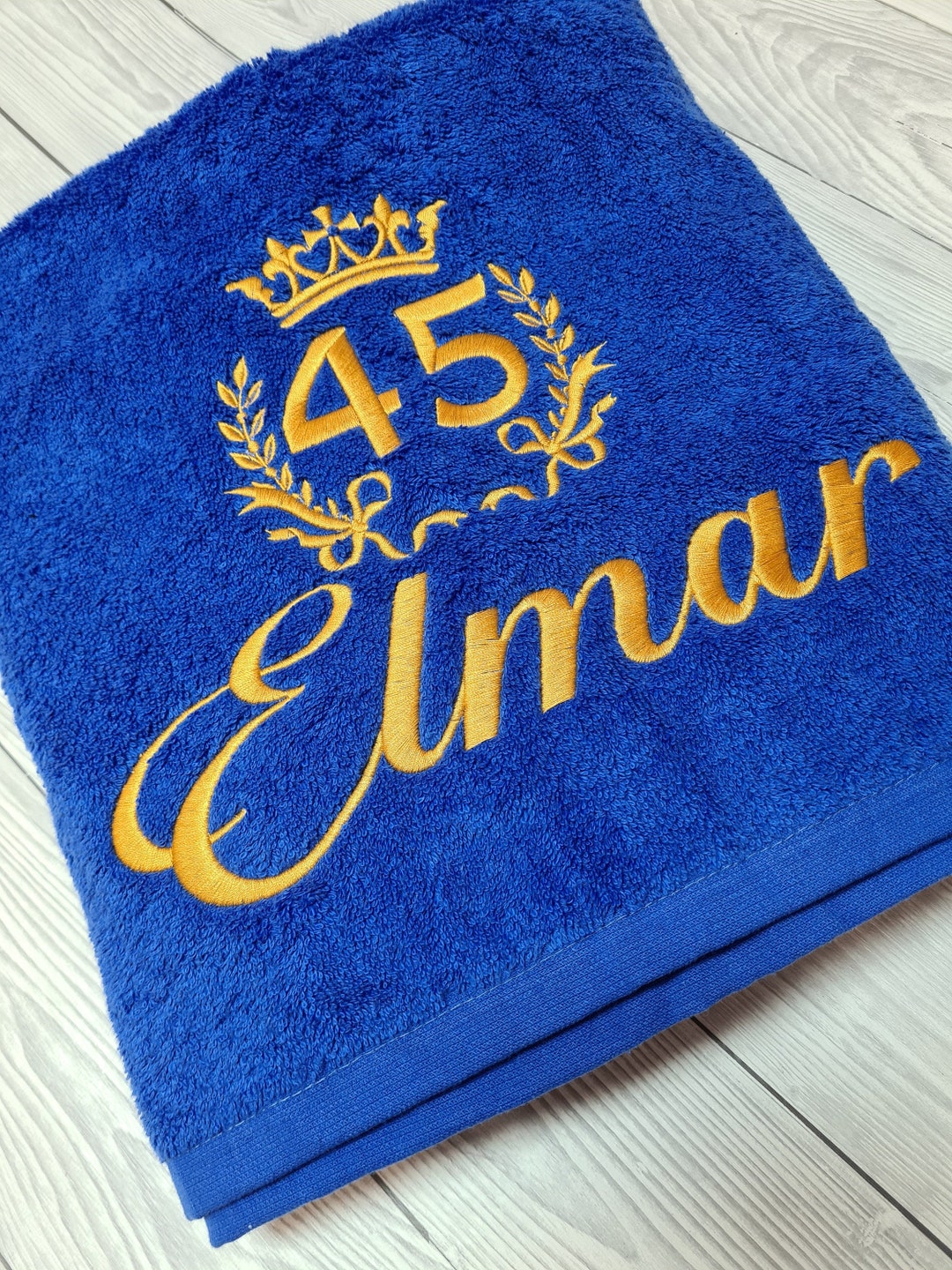 Personalised Birthday Towel, Personalised Gift, Birthday Gift, Wedding