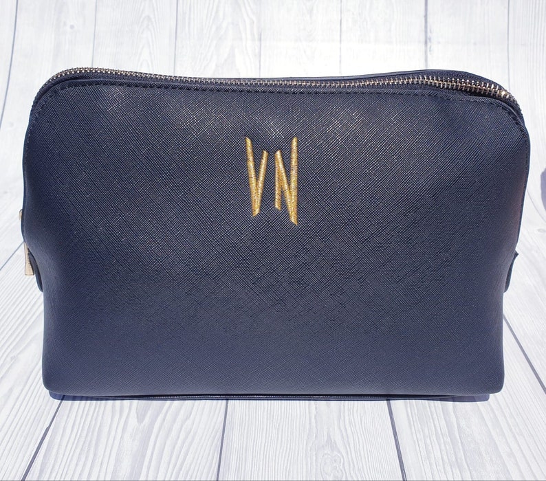 Custom Personalised Initial Name Makeup Bag Etsy UK