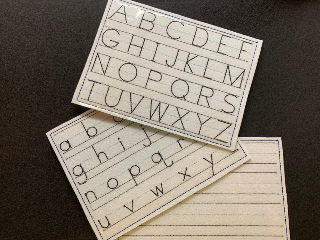 Dry Erase Letter Learning Board. Etsy