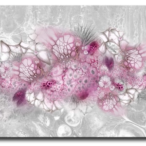 Swift 2 Pink Canvas Print Ready To Hang Limited Edition Office Living Room Bedroom Abstract Colourfull Modern Art Handmade Original