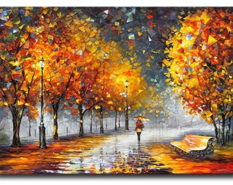 Wandbild aufhängefertig Limited Edition Büro Wohnzimmer Schlafzimmer Abstrakt Bunt Moderne Kunst Handgemachtes Original Orange Parkwall xx2