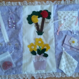 Fidget Quilt, Activity Blanket, Sensory, Tactile, Alzheimers, Dementia, Elderly Care, Autism,special Needs, Activity Blanket, Adhd,