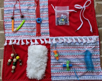 Sensory Activity Quilt, Fidget Blanket, Alzheimer's, Dementia