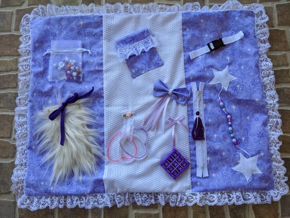 Activity Blanket, Fidget Blanket, Alzheimers, Dementia, Autism Support, Special Needs, Busy Blanket, Sensory Blanket, Quilts, Fidget Quilts