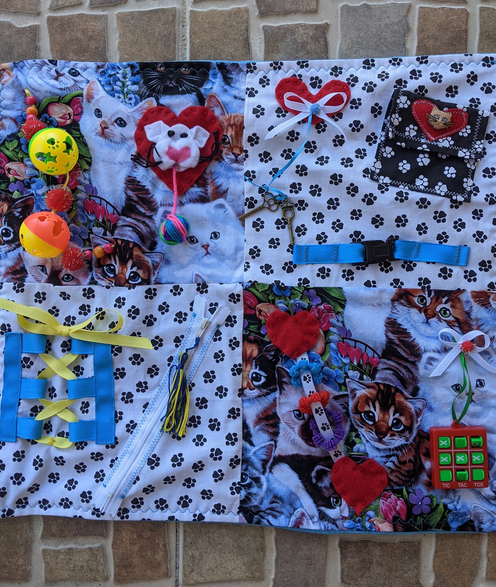 Activity Blanket Fidget Blanket Busy Blanket Etsy