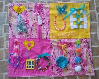 Personalized Fidget Blanket, Sensory Activity, Alzheimers, Dementia Therapy