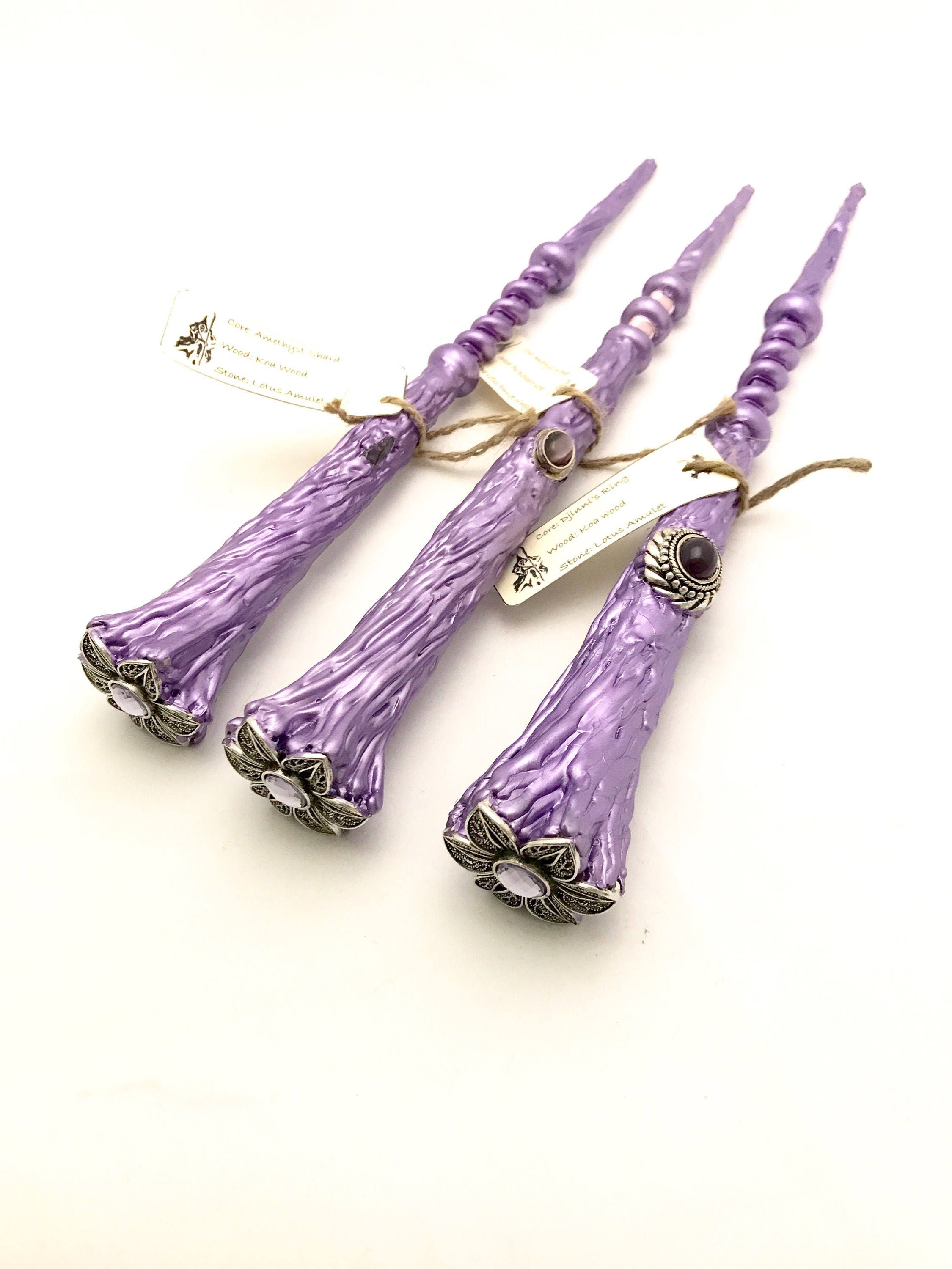 purple fairy wand