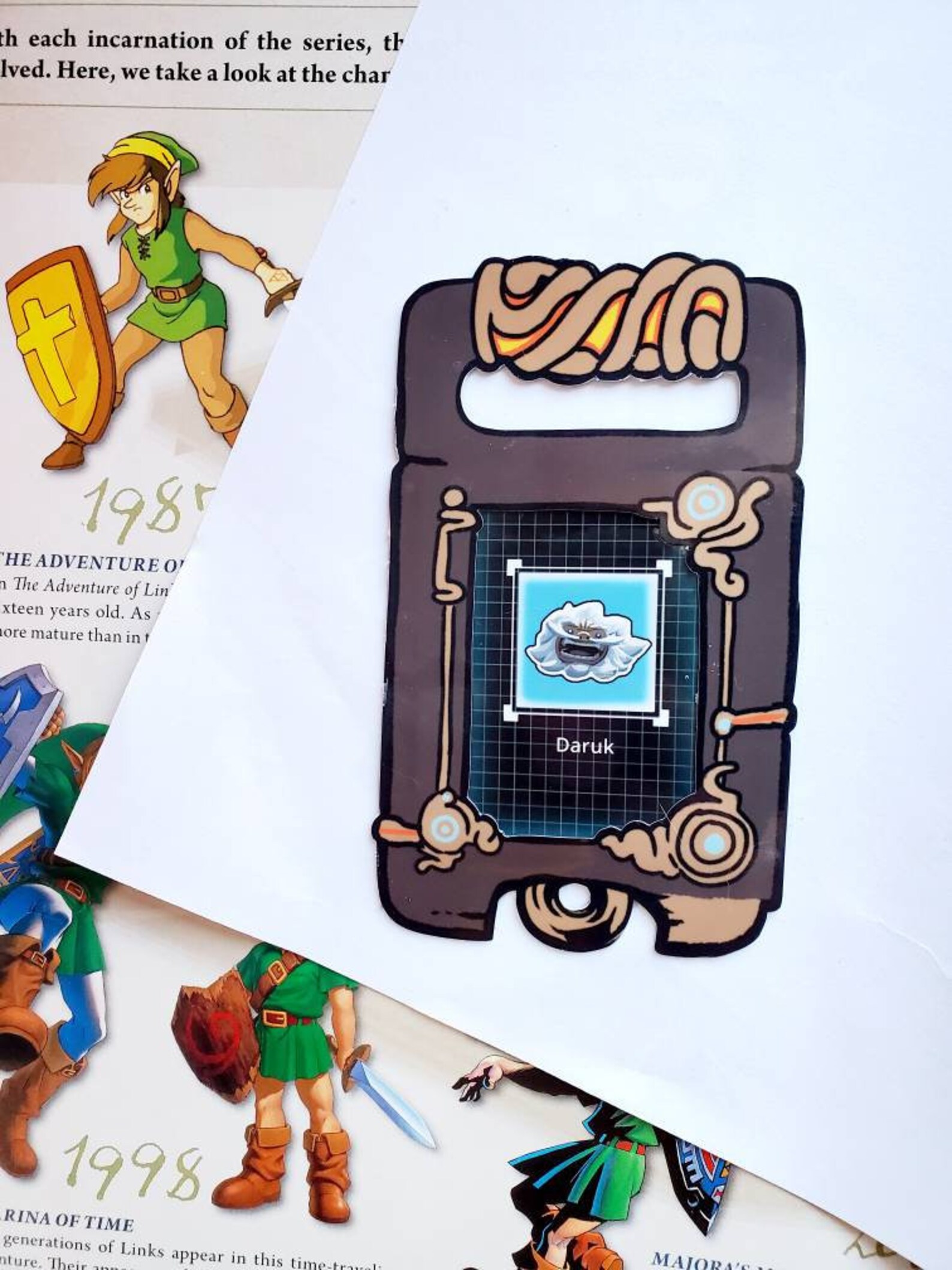 Sheikah Slate Zelda Amiibo Cards Hand Made Working Breath