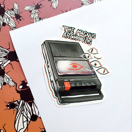 The Magnus Archives Tape Recorder Sticker Etsy