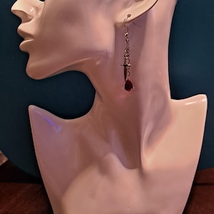 The Elder Scrolls Dark Brotherhood Blade of Woe Dangle Earrings