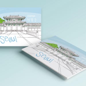 Carte postale Palais de Seoul