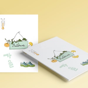 Carte de voeux "Automne"