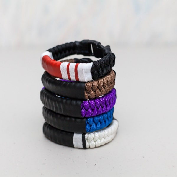 BJJ (Brazilian Jiu Jitsu) Rank paracord bracelet's