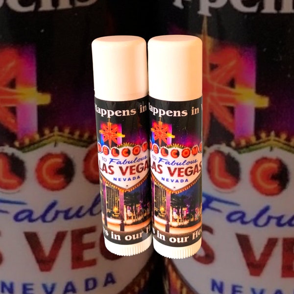 Custom Wedding Chapsticks - Las Vegas Wedding Chapsticks, Las Vegas Wedding, Wedding Lip Balms, Wedding Favor Chapstick