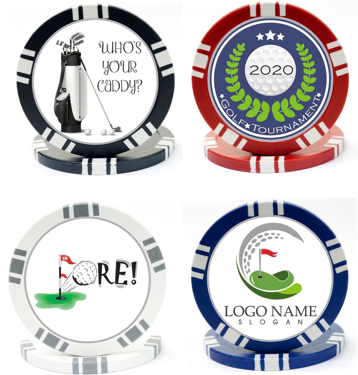 25 Ladies Golf Ball Markers Includes Carrying Case Ladies Etsy