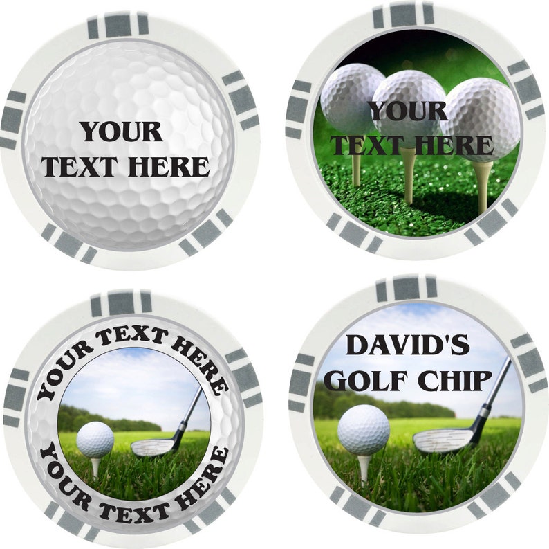 25 Custom Golf Ball Markers With Carrying Tube Etsy